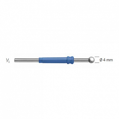 Монополярный электрод-шар KLS Martin (присоед. D: 2,4 мм.)