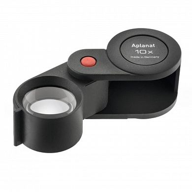 Лупа техническая апланатическая складная в пластиковом корпусе Eschenbach, диаметр 23 мм, 10.0х