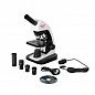 Микроскоп школьный Эврика 40х-1600х (вар. 3) с видеоокуляром