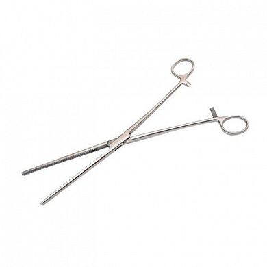 Зажим гинекологический длинный 260 мм Sammar, Пакистан