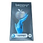 Перчатки нитриловые BENOVY Nitrile, голубые, одноразовые, смотровые, размер M, упаковка: 100 пар