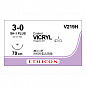Шовный материал ВИКРИЛ 3/0. 70 см. неокрашенный Кол. 22 мм. 1/2 Ethicon