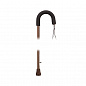 Трость с мягкой полукруглой рукояткой и страховочным ремешком WR-413 B.Well