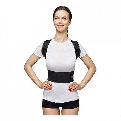 Корректор осанки модель 0506 размер 1 (черный) 