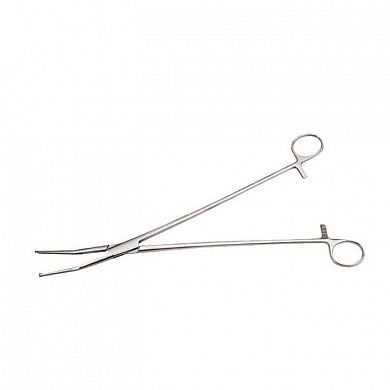 Зажим изогнутый с зубом 280 мм Surgiwell, Пакистан