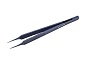 Пинцет по Адсону микрохирургический, 130 мм, плоская ручка, рабочая часть 0,3 мм, платформа 8 мм, к/в, прямой титан ПТО Медтехника, Россия