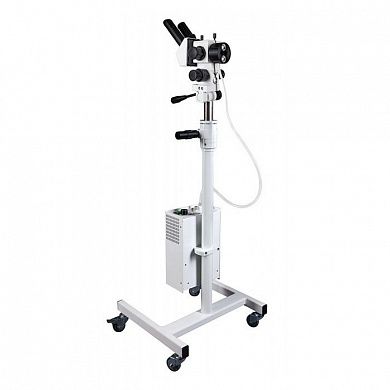 Кольпоскоп КС-02 «Классик» вариант 100, прямой штатив, Н-образное основание