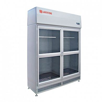 Шкаф стерильного хранения с распашными дверями (КД 442.120.01, штанги для развешивания)