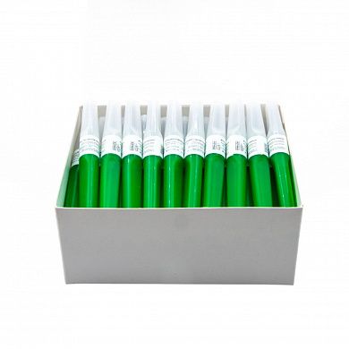 Игла двухсторонняя 21G*1 1/2 с прозрачной камерой 1,5см, зелёная (50 шт/уп).