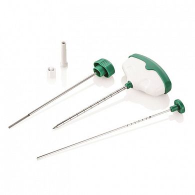 Игла для биопсии костного мозга со специальной системой для получения неповрежденного образца в сложных случаях (с фиксатором образца лопатка) 9 G