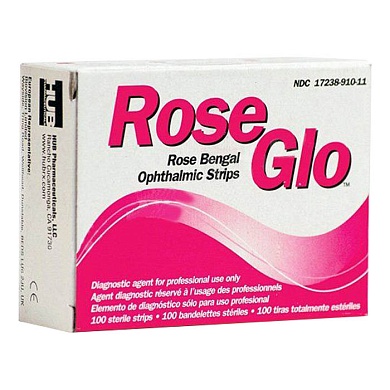 Rose Bengal (Rose GLO) Тест-полоски Contacare, Индия