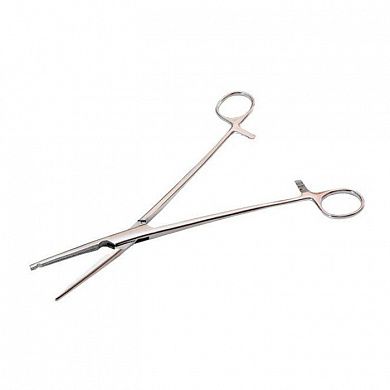 Зажим жесткий для влагалищных операций, прямой 220 мм Surgiwell, Пакистан