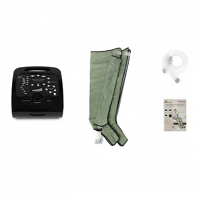 Аппарат для лимфодренажа WelbuTech HiZam-Premium – Стандартный комплект, размер XL (треугольная стопа, хаки с нахлёстом)