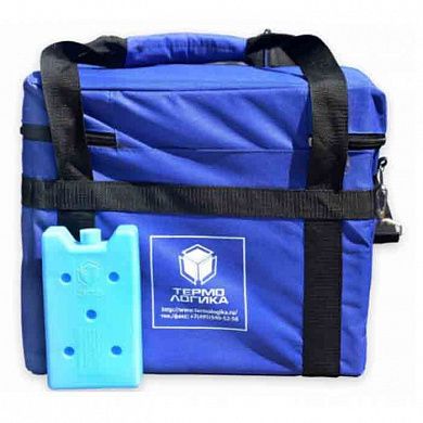 Термоконтейнер Т-10 XPS-НК-С в сумке чехле + хладоэлемент ХТЛ-3, 8 шт., Россия