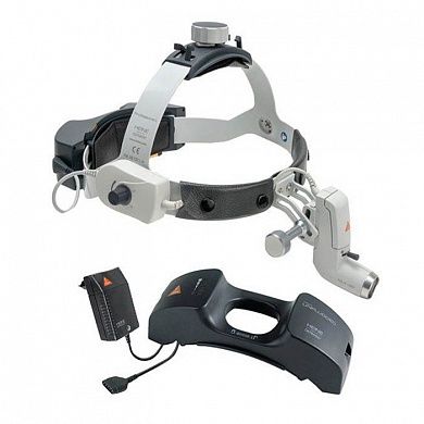 Осветитель медицинский налобный ML4 LED с mPack UNPLUGGED и трансформатором Heine, Германия