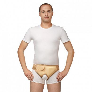 Бандаж фиксирующий грыжевый паховый двусторонний размер 2