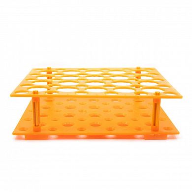 Штатив для пробирок универсальный 15 мл (30 гнезд) / 50 мл (20 гнезд), оранжевый