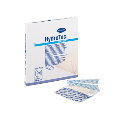 HYDROTAC comfort - повязки с гидрогелевым покрытием, 12,5 х 12,5 см, Германия