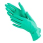 ! Перчатки нитриловые медицинские BENOVY Nitrile MultiColor, зеленые, размер M, 50 пар в упаковке