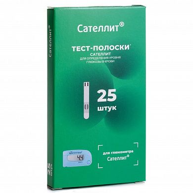 Тест-полоски &amp;amp;amp;amp;amp;quot;Элта Сателлит&amp;amp;amp;amp;amp;quot; №25