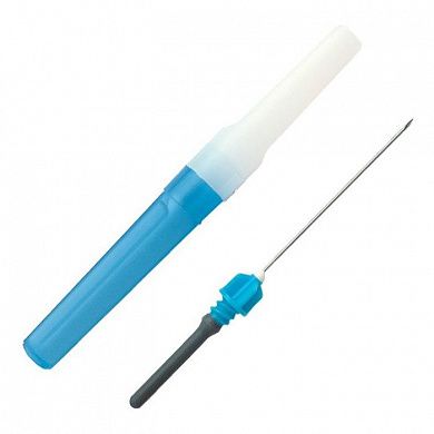 Игла двусторонняя стандартная, 23G*1 1&amp;amp;amp;amp;amp;amp;amp;amp;amp;amp;quot;, 0,6 мм, 25 мм голубая (арт 592123250), Китай