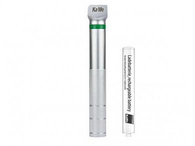 Рукоятка малая (d=19мм) + аккумулятор 3,5V NiMH с LED повышенной яркости для F. O. ларингоскопов KaWe