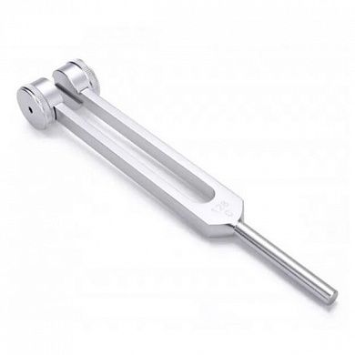 Камертон алюминиевый Surgicon С128, с грузиками, Пакистан