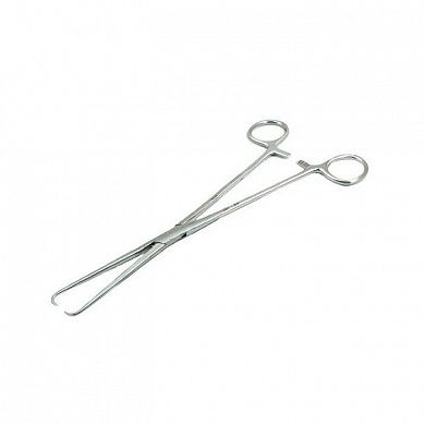 Щипцы однозубые для оттягивания шейки матки (пулевые) 250мм