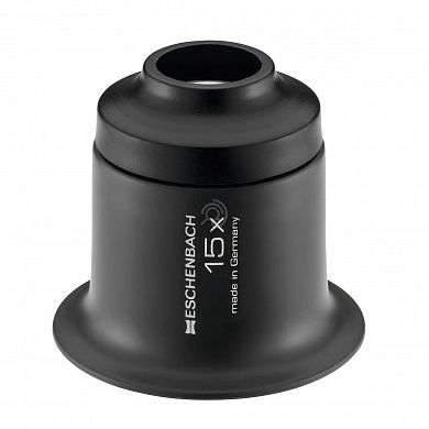 Лупа техническая каменная Eschenbach Stone magnifier, диаметр 13 мм, 15.0х