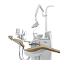 Diplomat Adept DA380 - стационарная стоматологическая установка с нижней подачей инструментов 