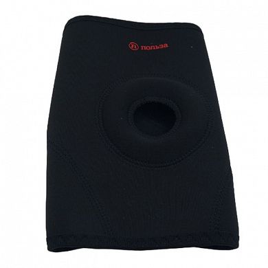 Бандаж фиксирующий коленный модель 0804 размер 4 (черный)