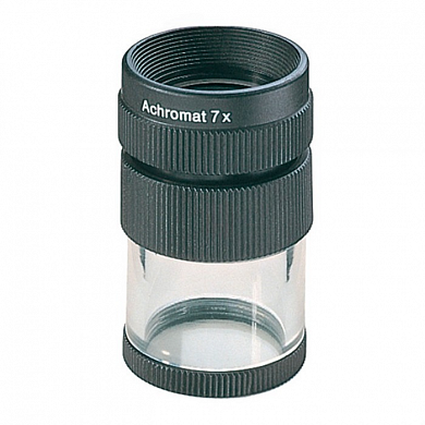 Лупа техническая ахроматическая со шкалой измерения настольная Eschenbach, диаметр 23 мм, 7.0х, 28.0 дптр