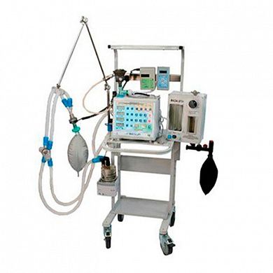 Аппарат ИВЛ с наркозной приставкой «Фаза 21», Россия