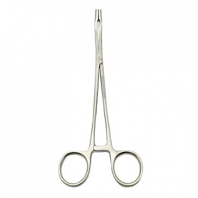 Зажимной инструмент Корнцанг изогнутый 260 мм Surgicon, Пакистан