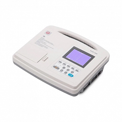 CAREWELL ECG-1101G - одноканальный цифровой электрокардиограф со встроенный термопринтером