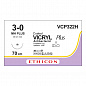 Шовный материал ВИКРИЛ ПЛЮС 3/0 70 см. фиолетовый Кол. 36 мм. 1/2 Ethicon