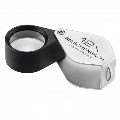 Лупа техническая апланатическая складная в металлическом корпусе Eschenbach, диаметр 15 мм, 12.0х