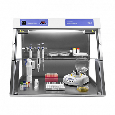 Бокс для ПЦР BioSan UVC/T-M-AR с УФ-рециркулятором, с таймером и встроенной розеткой