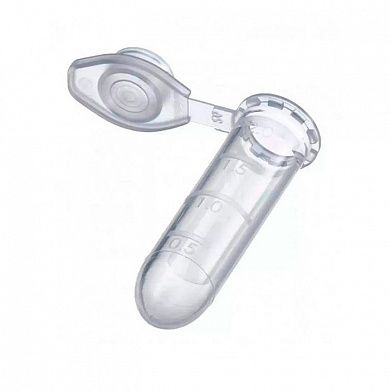 Микропробирка цилиндрическая 2 мл, ПП, градуированная, защелкивающиеся крышка (500 шт/уп)