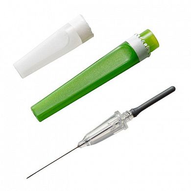 Игла одноразовая стерильная двусторонняя с визуальной камерой для взятия крови 0,8х25мм (21Gх1&amp;amp;amp;quot;) Rustech, 100 шт/уп