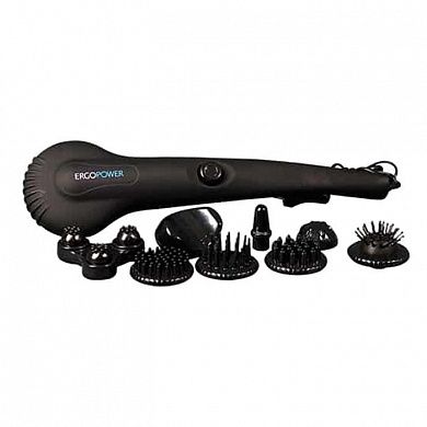 Массажер Дельфин Ergopower ER 7030, 8 насадок, Китай