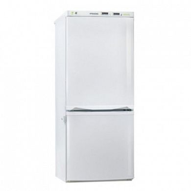 Холодильник комбинированный лабораторный ХЛ-250-1 ПОЗиС (170/80 л) с дверями из металлопласта и блоком управления БУ-М01, серебро