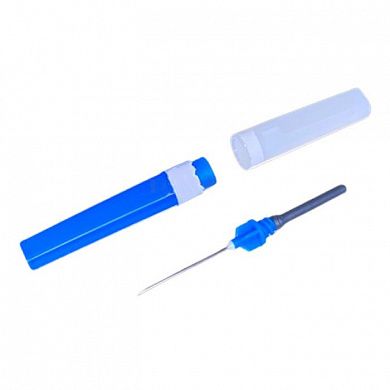 Игла одноразовая двусторонняя стерильная для взятия крови 0,6х25мм (23G 1&amp;amp;quot;) Rustech, 100 шт/уп