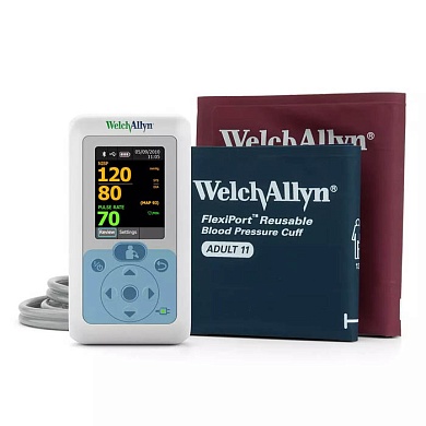 34XFST-2 Система мониторинга артериального давления ProBP3400 Welch Allyn с принадлежностями на мобильной стойке, США
