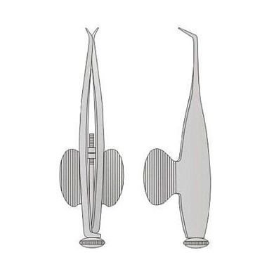 Ножницы-пинцет для радужной оболочки микрохирургические