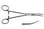 Зажим артериальный изогнутый Пеана 203 мм (матир.) (аналог З-37)
