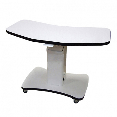 Столик приборный с электроприводом белый с черной окантовкой на 2 прибора Stern Lift СИ